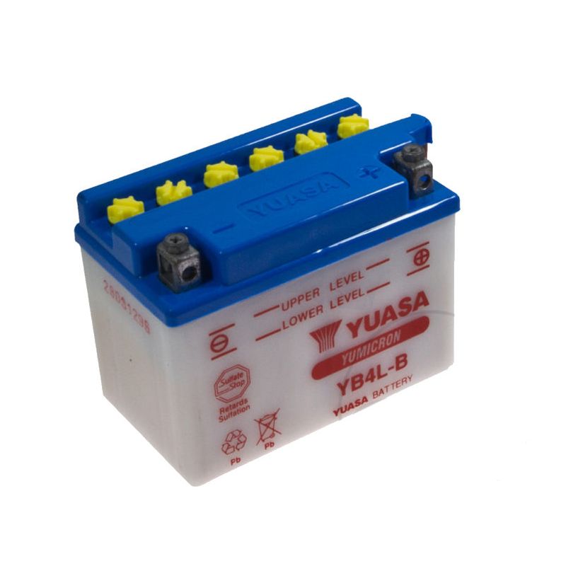 Service Moto Pieces|Batterie - 12V - Acide - Yuasa - YB4L-B|Batterie - Acide - 12 Volt|28,60 €