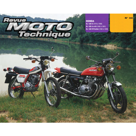 RTM - N° 34- XL125 / XR125 - XLR125 - Version PDF - Revue Technique Moto 