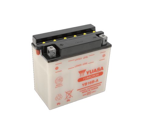 Batterie - 12v - Acide - YB16B-A - YUASA - 160x90x160mm 