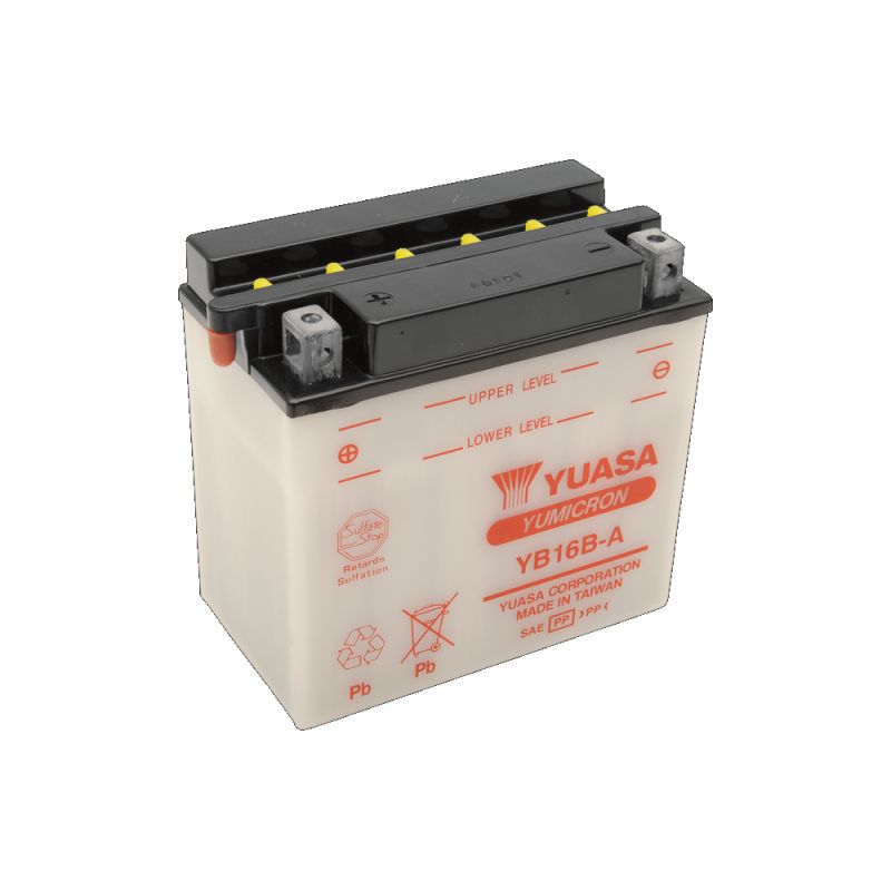 Service Moto Pieces|Batterie - 12v - Acide - YB16B-A - YUASA |Batterie - Acide - 12 Volt|130,00 €