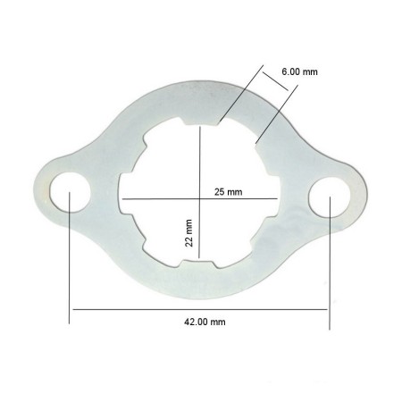 Service Moto Pieces|Transmission - Rondelle fixation  - Pignon sortie boite - 42 mm|1968 - CB450 K1|3,20 €