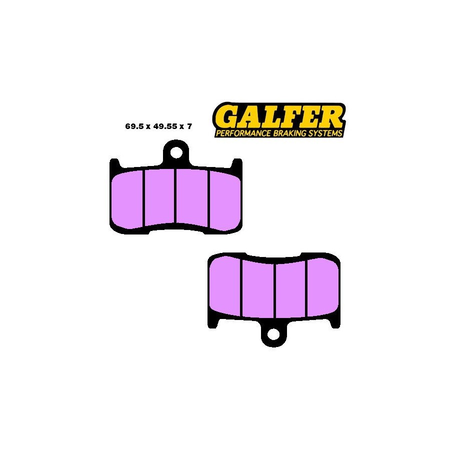Frein - Jeu de Plaquettes - Galfer - GPXPH307 - (CIRCUIT)