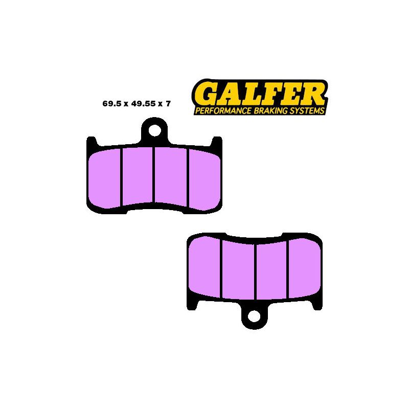 Service Moto Pieces|Frein - Jeu de Plaquettes - Galfer - GPXPH307 - (CIRCUIT)|Plaquette|123,00 €