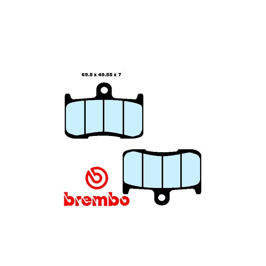 Frein - Jeu de Plaquettes - BREMBO - 07KA23RC