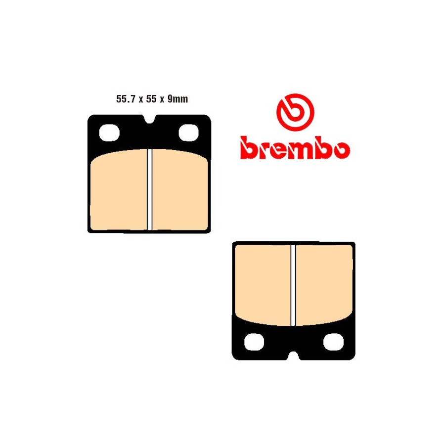 Frein - Jeu de Plaquettes - BREMBO - 07BB1408 - Etrier P08