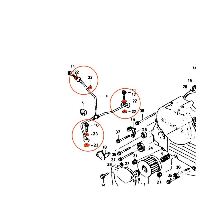 Service Moto Pieces|Couvercle culasse - cache culbuteur