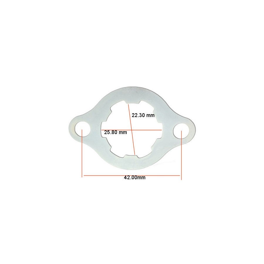 Service Moto Pieces|Transmission - Rondelle fixation  - Pignon sortie boite - 42 mm|1968 - CB450 K1|4,90 €