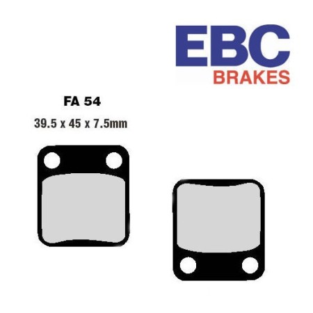 Frein - Jeu de Plaquettes - EBC - FA-054 - 