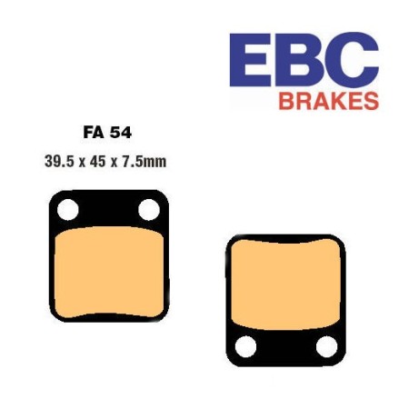 Service Moto Pieces|Frein - Jeu de Plaquettes - EBC - FA-054 - R|Plaquette|34,50 €