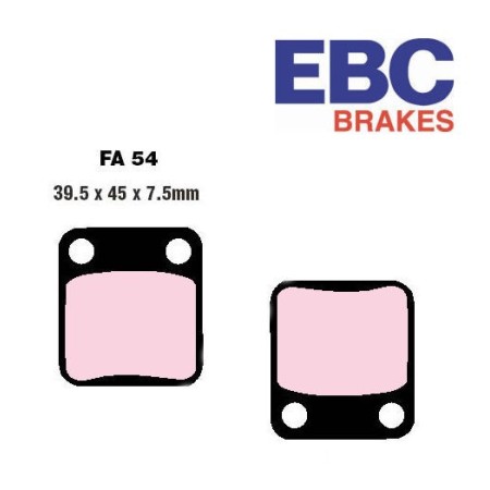 Service Moto Pieces|Frein - Jeu de Plaquettes - EBC - FA-054 - HH|Plaquette|44,40 €