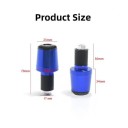 Guidon - Embout - Bleu - ø 17-22 mm 