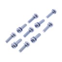 Vis - M5 x12mm - Cruciforme - Bombée - (x10)