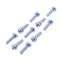 Vis - M4 x16mm - Cruciforme - Bombée - (x10)
