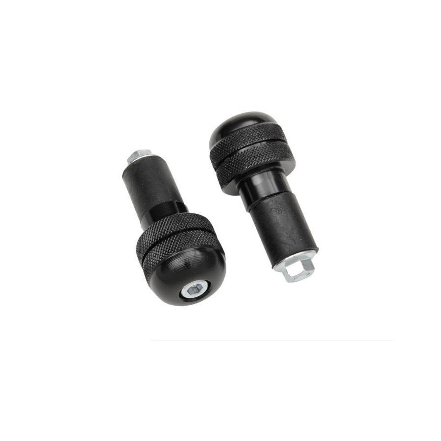 Embouts De Guidon Zeta Noir 35mm - Protection Pour Moto Et VTT