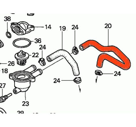 Service Moto Pieces|Pompe a Eau - Joint Mecanique - 19217-657-023 - 19217-611-000 - Honda|Radiateur - Pompe a eau|99,00 €