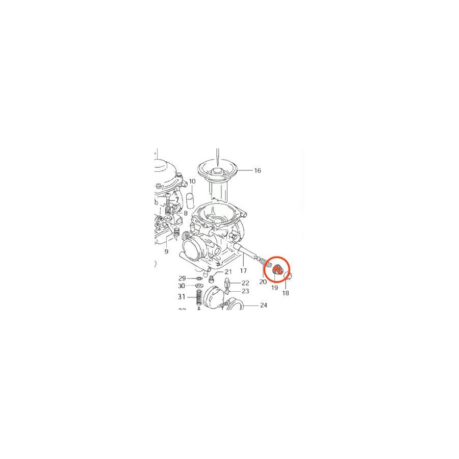 Service Moto Pieces|Cable  - Starter - 58410-48B00 77244800|Cable - Starter|22,10 €