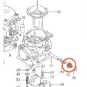 Carburateur - Plongeur - Mecanisme de starter - 13419-26E00