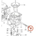 Carburateur - Plongeur - Mecanisme de starter - 13418-26E00