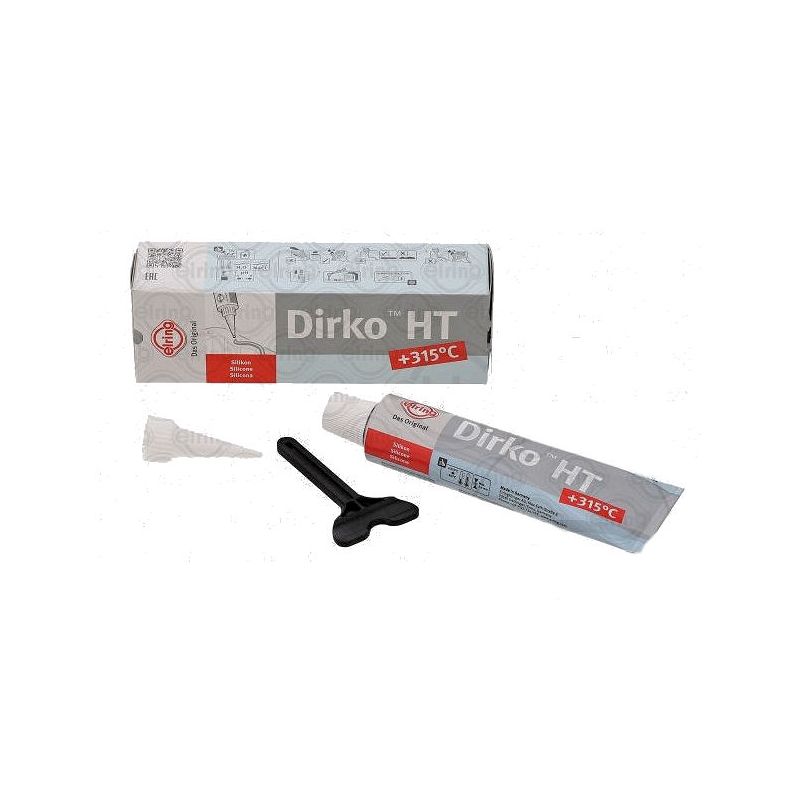 99700-579-224Pate a joint - DIRKO - Silicone Rouge - 315°C - 70ml