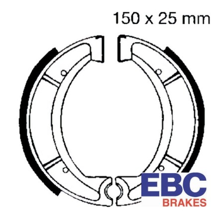 Service Moto Pieces|Frein - Machoire - EBC - 150x25 - |Machoire|39,90 €