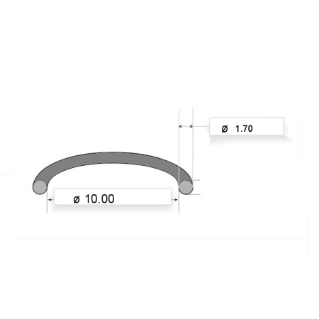 Moteur - Joint Torique - ø10.00 x1.70 mm - 91259-300-000