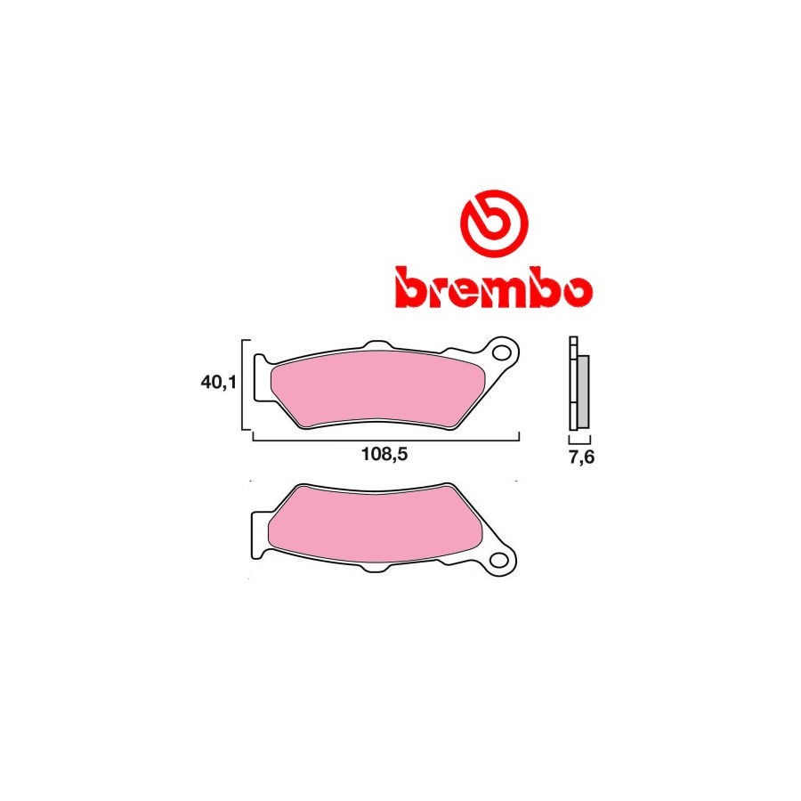 Frein - Jeu de Plaquettes - BREMBO - 07BB03SA