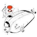 Reservoir - Bouchon - HONDA - CB/SL...125 - 250-350-450- .... origine