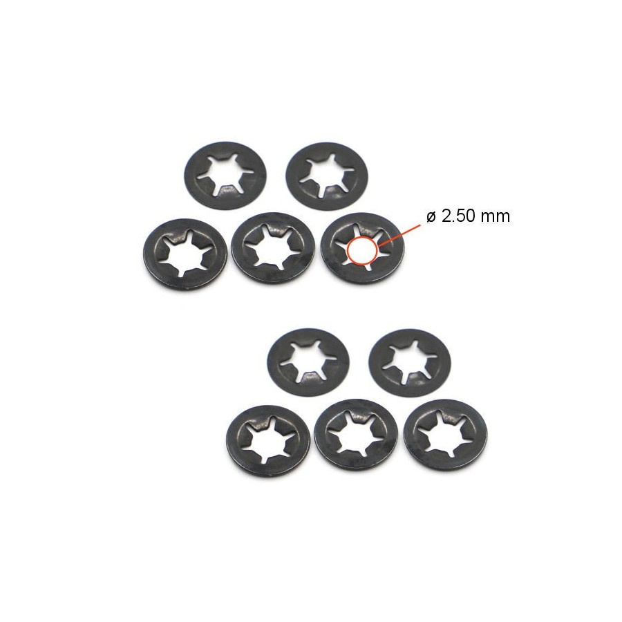 Clips de fixation - ø 2.50mm - (x10) -