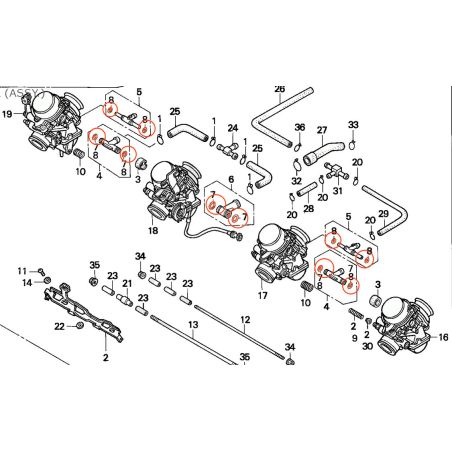 Carburateur - Kit de Joint de liaison - CBR900 RR - 