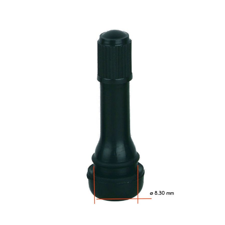 Service Moto Pieces|Valve de jante - ø 10 mm - coudée - Noire|Valve|5,80 €