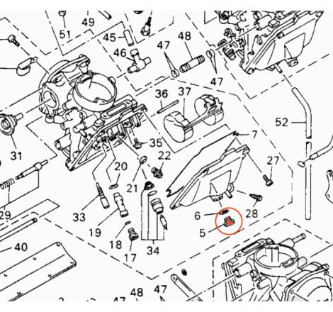 Service Moto Pieces|Carburateur - Kit joint reparation - SRX600 - (1XL/1XM) - 1986-1990|Kit Yamaha|17,50 €