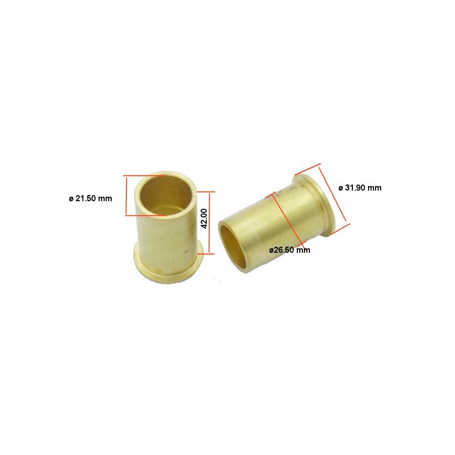 Bras oscillant - Bague bronze adaptable - (2 pcs) - Diverse Honda