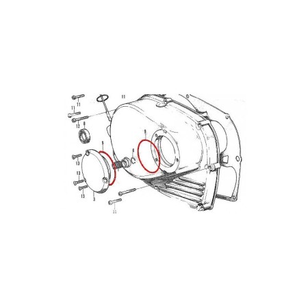 Service Moto Pieces|Joint Torique - Carter - filtre a air - .... - ø 63.50 x2.00 mm|Joint Torique|2,90 €