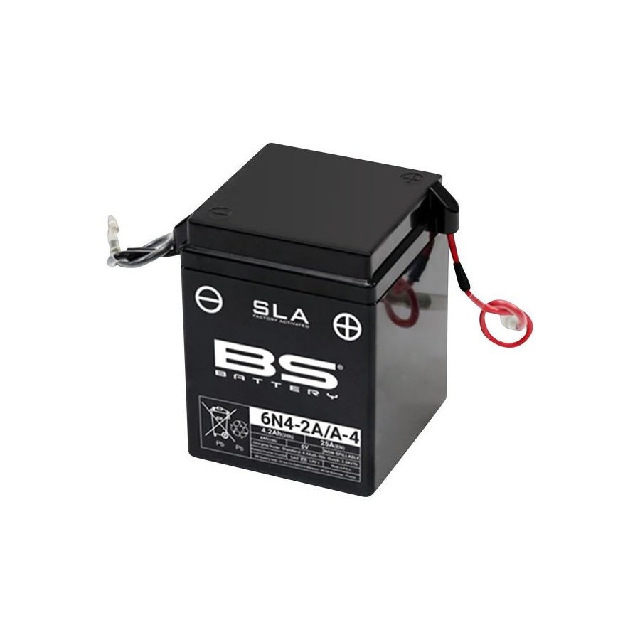 Service Moto Pieces|Batterie - 6V - 6N4-2A-7 - Acide - YUASA|Batterie - 6 Volts|24,90 €