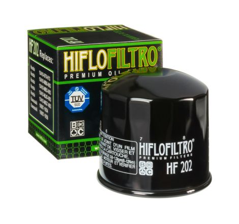 Filtre a Huile - 15410-MB0-000 - Hilflofiltro - HF-202 - NOIR