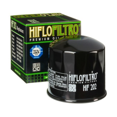 Filtre a Huile - 15410-MB0-000 - Hilflofiltro - HF-202 - NOIR