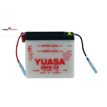 Service Moto Pieces|Batterie - 6V - 6N4B-2A -  Acide - YUASA|Batterie - 6 Volts|26,50 €