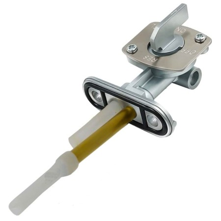 Robinet essence - Suzuki, DR125, ... - Yamaha - 34mm - sortie a droite - 4X8-24500-00 - 3KA-F4500-00