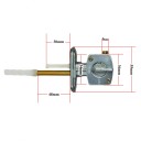 Robinet essence - 4X8-24500-00 - 3KA-F4500-00 - Suzuki, DR125, ... ,Yamaha - 34mm, sortie a droite