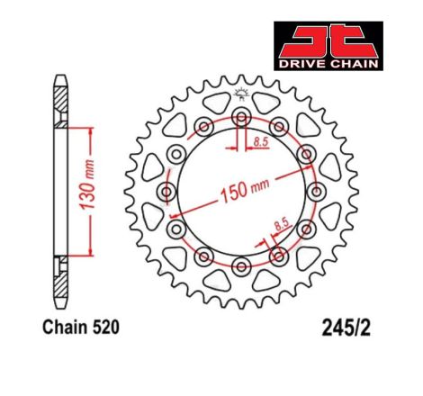 Service Moto Pieces|Transmission - Chaine - DID - 520 - 102 maillons - Noir/Or - Ouvert|Chaine 520|108,00 €