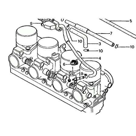 Pipe d'admission - Joint (x4) - CB650z - CB650b (RC03) - CB650c (RC05)