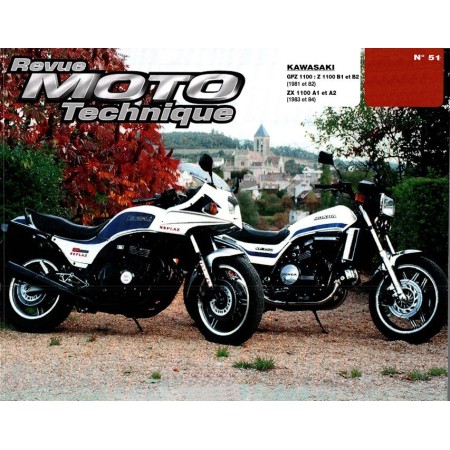 Service Moto Pieces|RTM - N° 051 - GPZ1100 - ZX1100 - Version PDF - Revue Technique Moto|Kawasaki|10,00 €