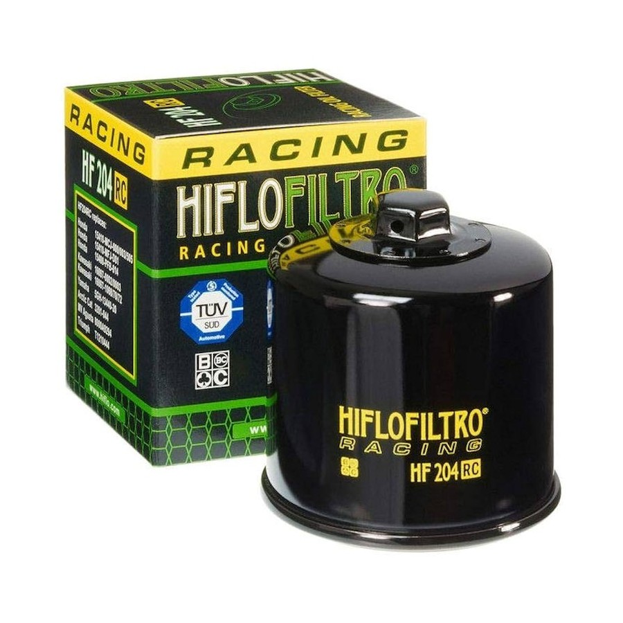 Filtre a huile - 15410-MCJ-505 - 16097-1068 - Hilflofiltro - HF-204 - Racing Noir