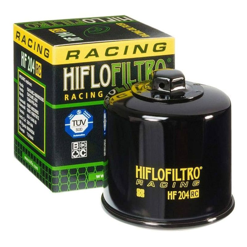 Service Moto Pieces|Filtre a huile - 15410-MCJ-505 - 16097-1068 - Hilflofiltro - HF-204 - Racing Noir|Filtre a huile|13,90 €