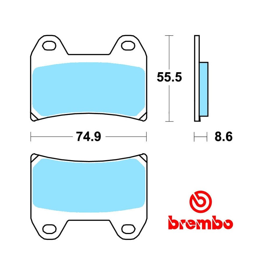 Service Moto Pieces|Frein - Jeu de Plaquettes - EBC - Semi-synthetic - FA199V|Plaquette|34,50 €