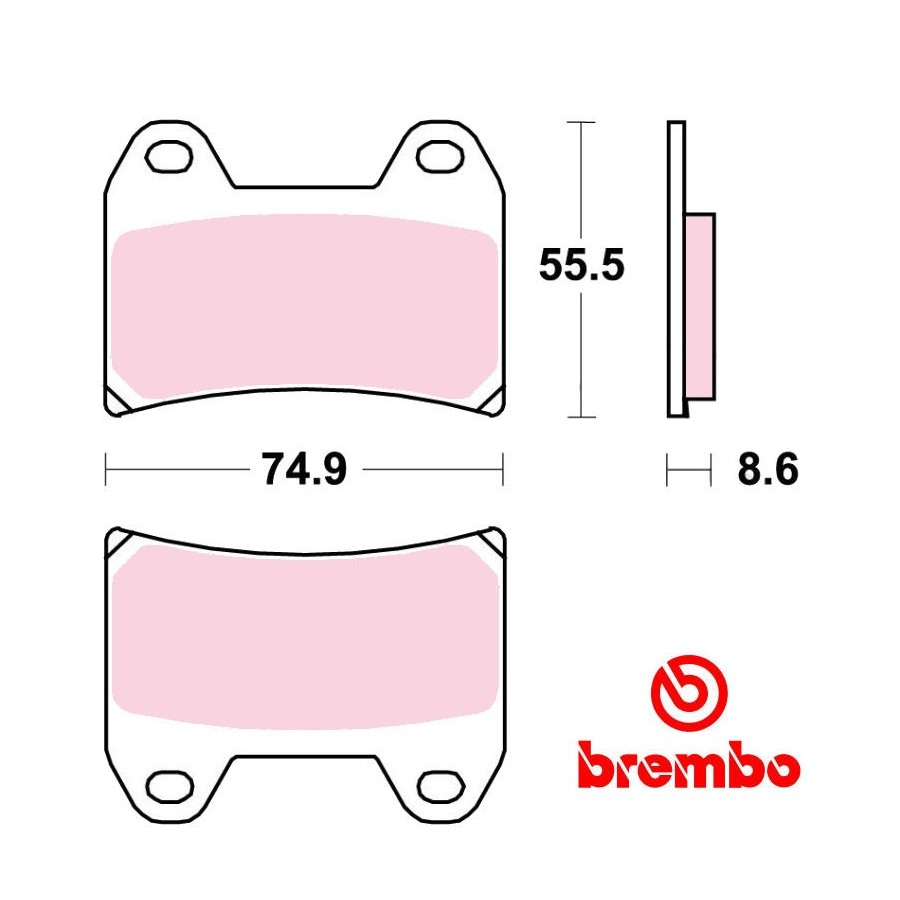 Service Moto Pieces|Frein - Jeu de Plaquettes - EBC - Semi-synthetic - FA199V|Plaquette|34,50 €