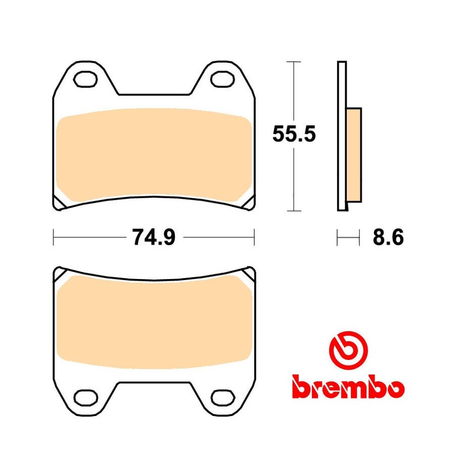 Service Moto Pieces|Frein - Jeu de Plaquettes - EBC - FA-189 HH - CBR1000 - 1993-1994|Plaquette|44,40 €