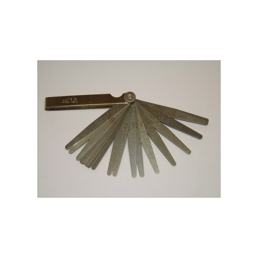 Jeu de cale de règlage 0.05 à 1.0 mm Jeu de cale de règlage 0.05 à 1.0 mm