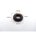 Cache Lateral - Joint caoutchouc de fixation - Silent-bloc - (x1) - CB... CX.. GL..