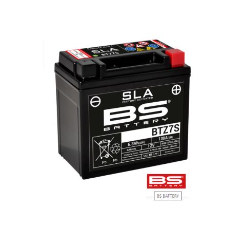 Service Moto Pieces|Batterie - GEL - 12V - BTX5L SLA 12V 70 A - BS-Batterie|Batterie - Gel - 12Volt|42,31 €